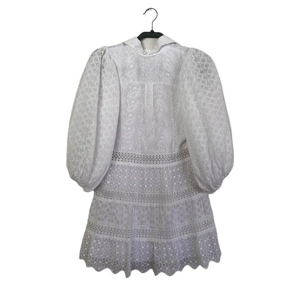 ALICE + OLIVIA Blakesley Jacquard Mini Dress Size 2 - Picture 5 of 9